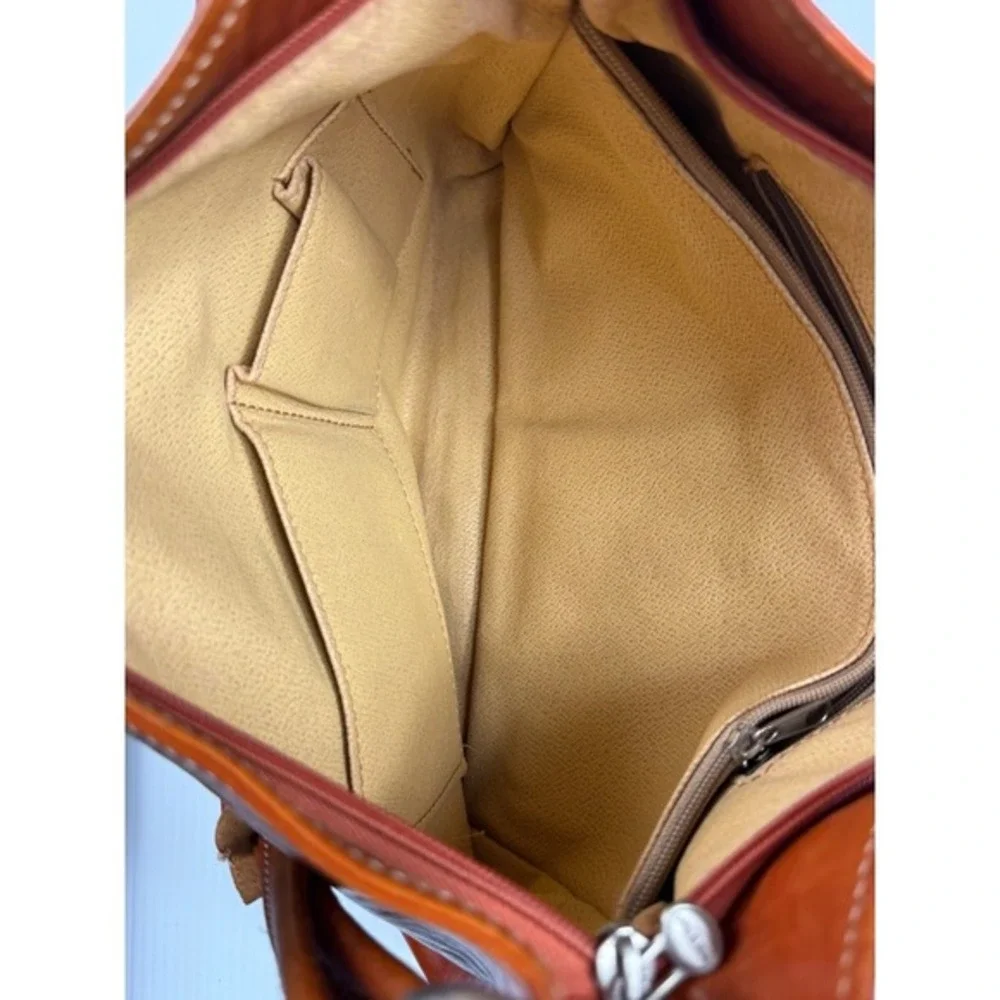 Micro Firenze‎ Leather Hobo Bag Designer Ring Accent Shoulder Bag